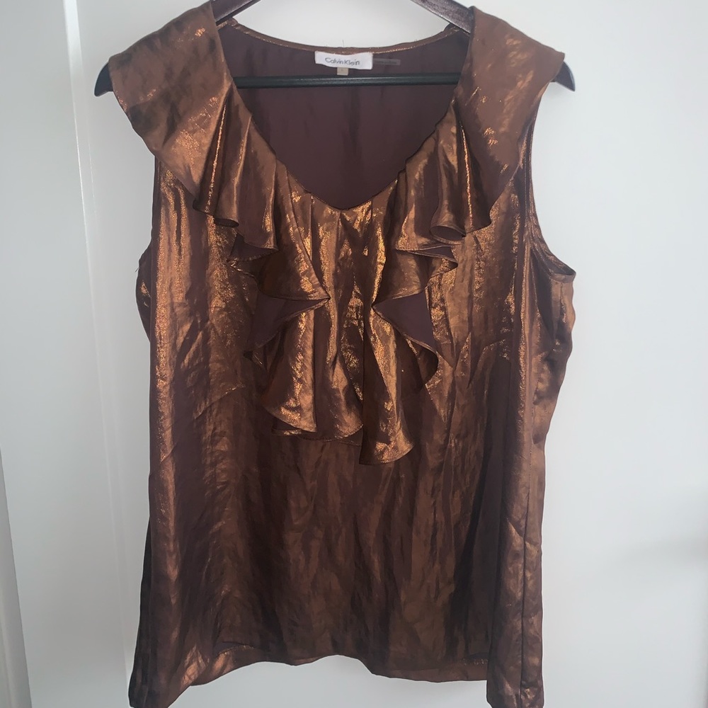 Brown blouse